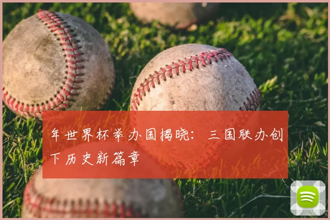 年世界杯举办国揭晓:三国联办创下历史新篇章