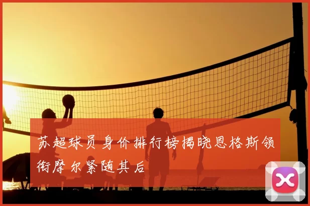 苏超球员身价排行榜揭晓恩格斯领衔摩尔紧随其后