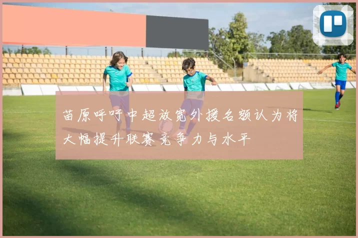 苗原呼吁中超放宽外援名额认为将大幅提升联赛竞争力与水平